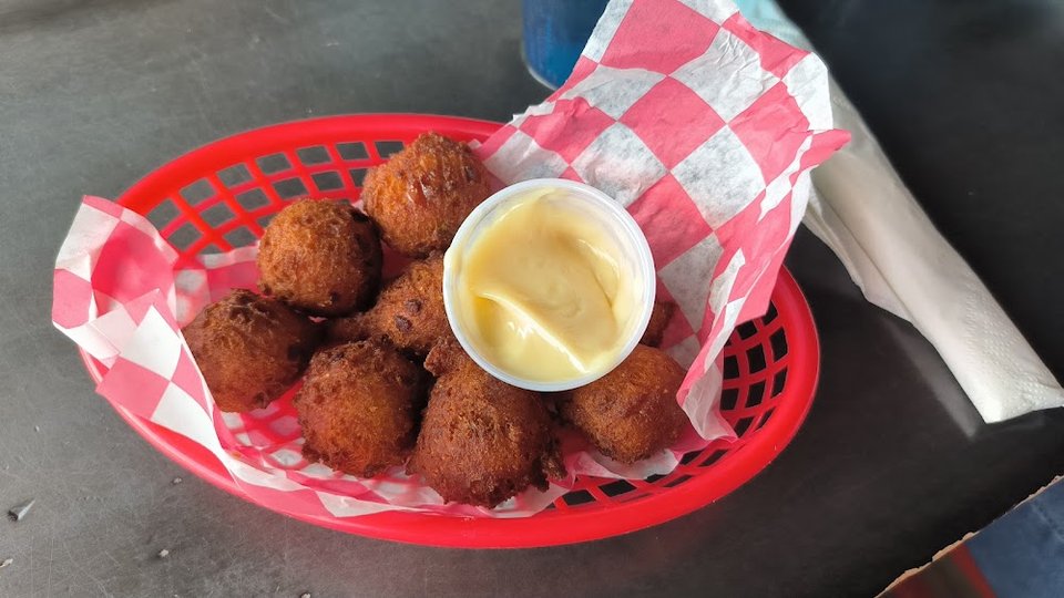 Fried Hushpuppies with Dipping Sauce