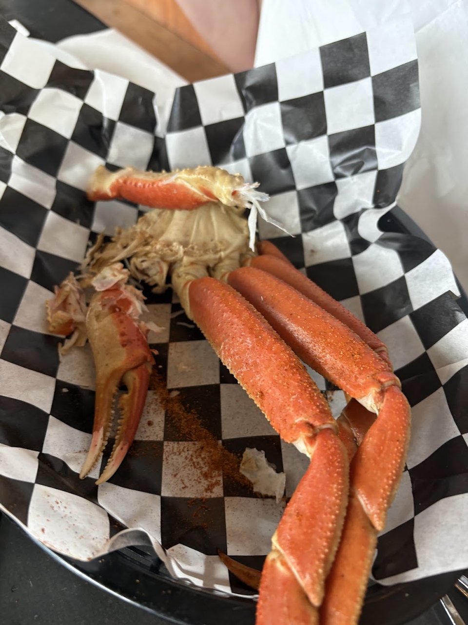 Steamed Snow Crab Legs
