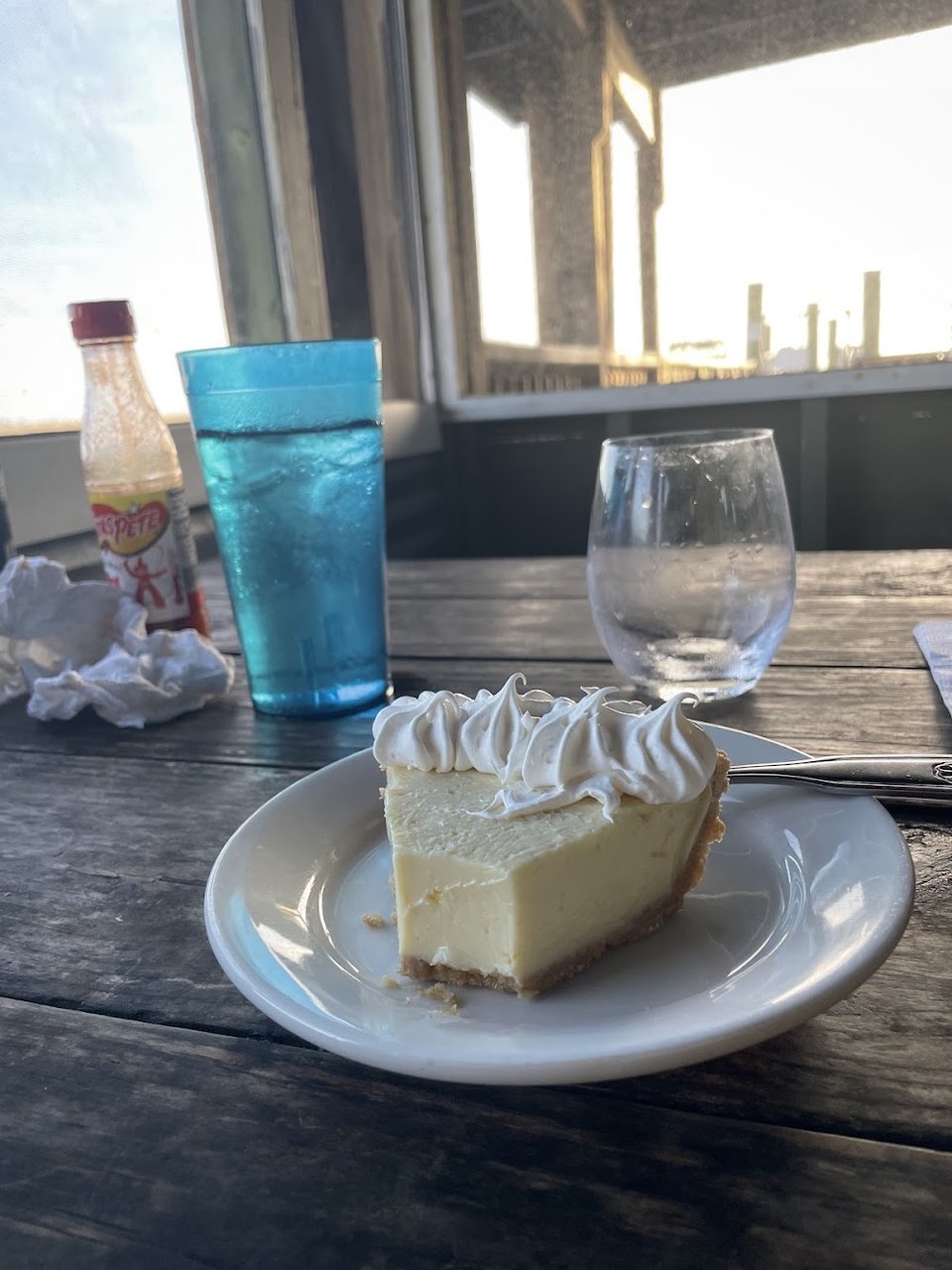 Key Lime Pie with Cream
