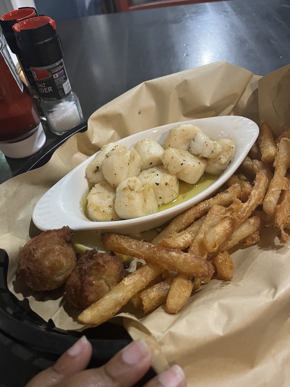 Broiled Scallops