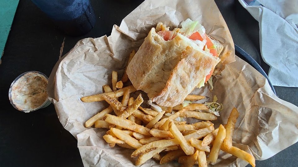 Scallop PO Boy
