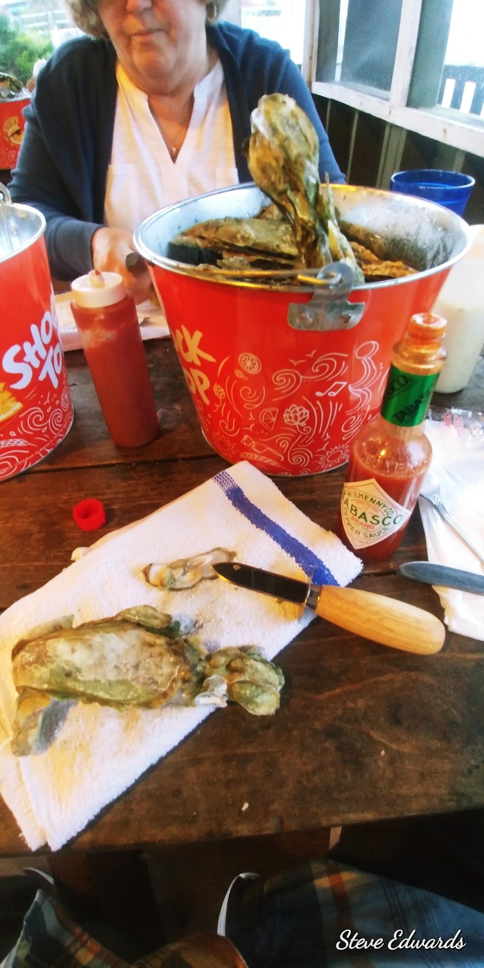 Steamed Oysters